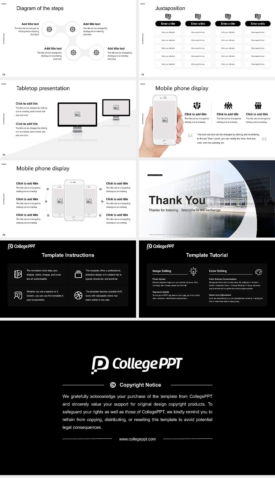 IT University of Copenhagen Competition/Entrepreneurship Contest PPT Template16:9 ratio PPT effect preview image9