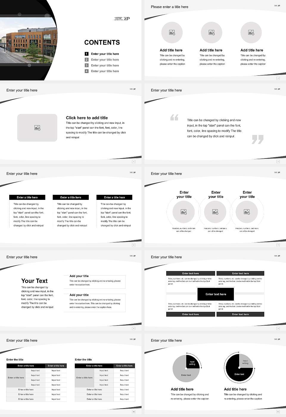 University College Copenhagen Course/Courseware Creation PPT Template16:9 ratio PPT effect preview image2