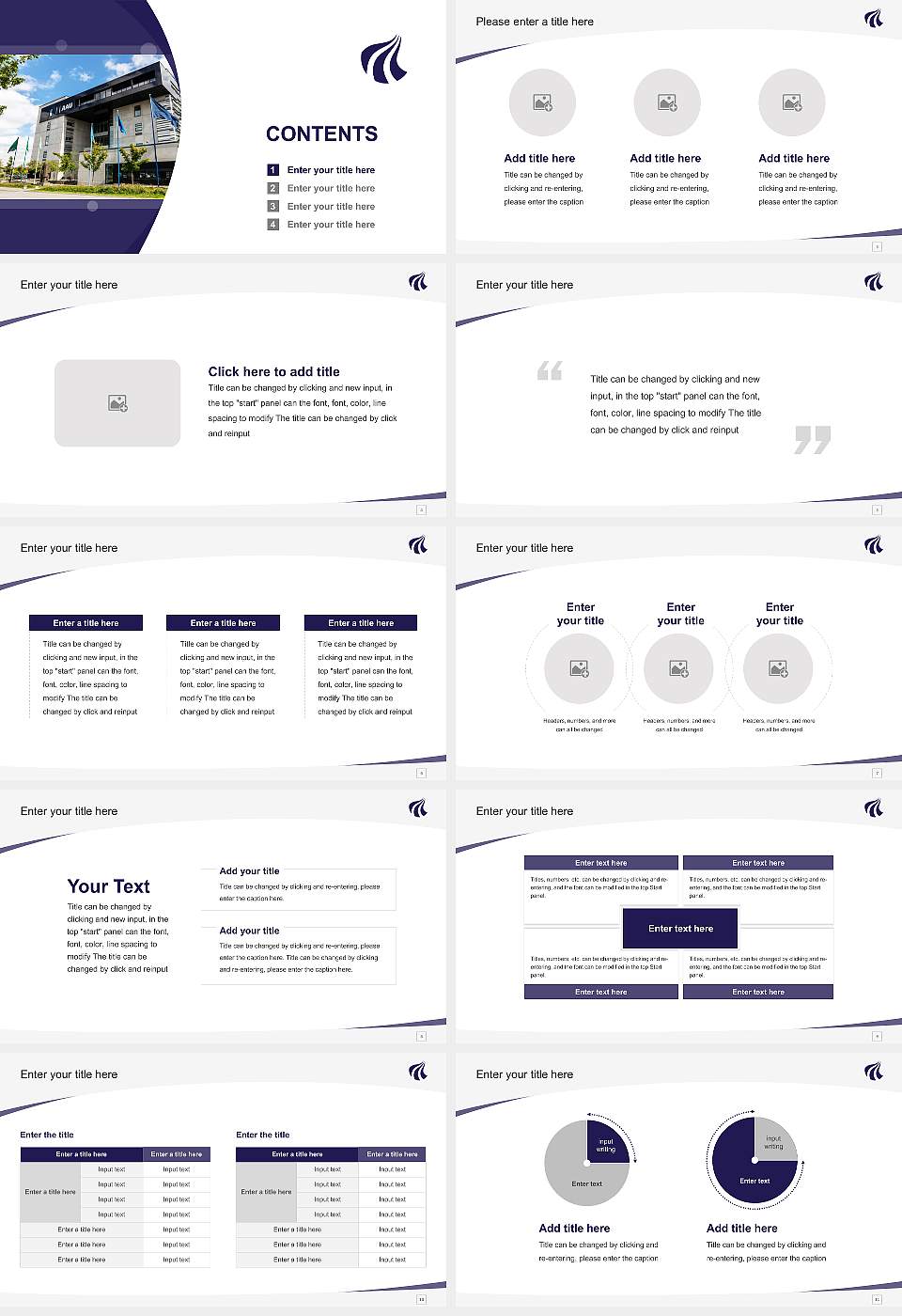 Aalborg University Course/Courseware Creation PPT Template16:9 ratio PPT effect preview image2