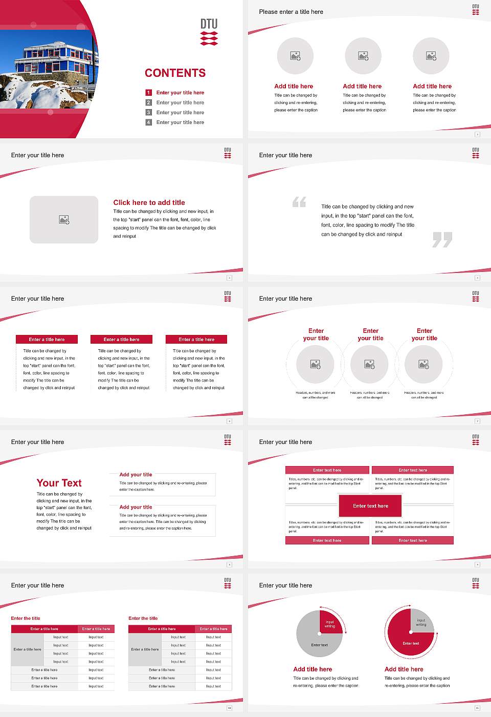 Technical University of Denmark（Sisimiut Campus） Course/Courseware Creation PPT Template16:9 ratio PPT effect preview image2