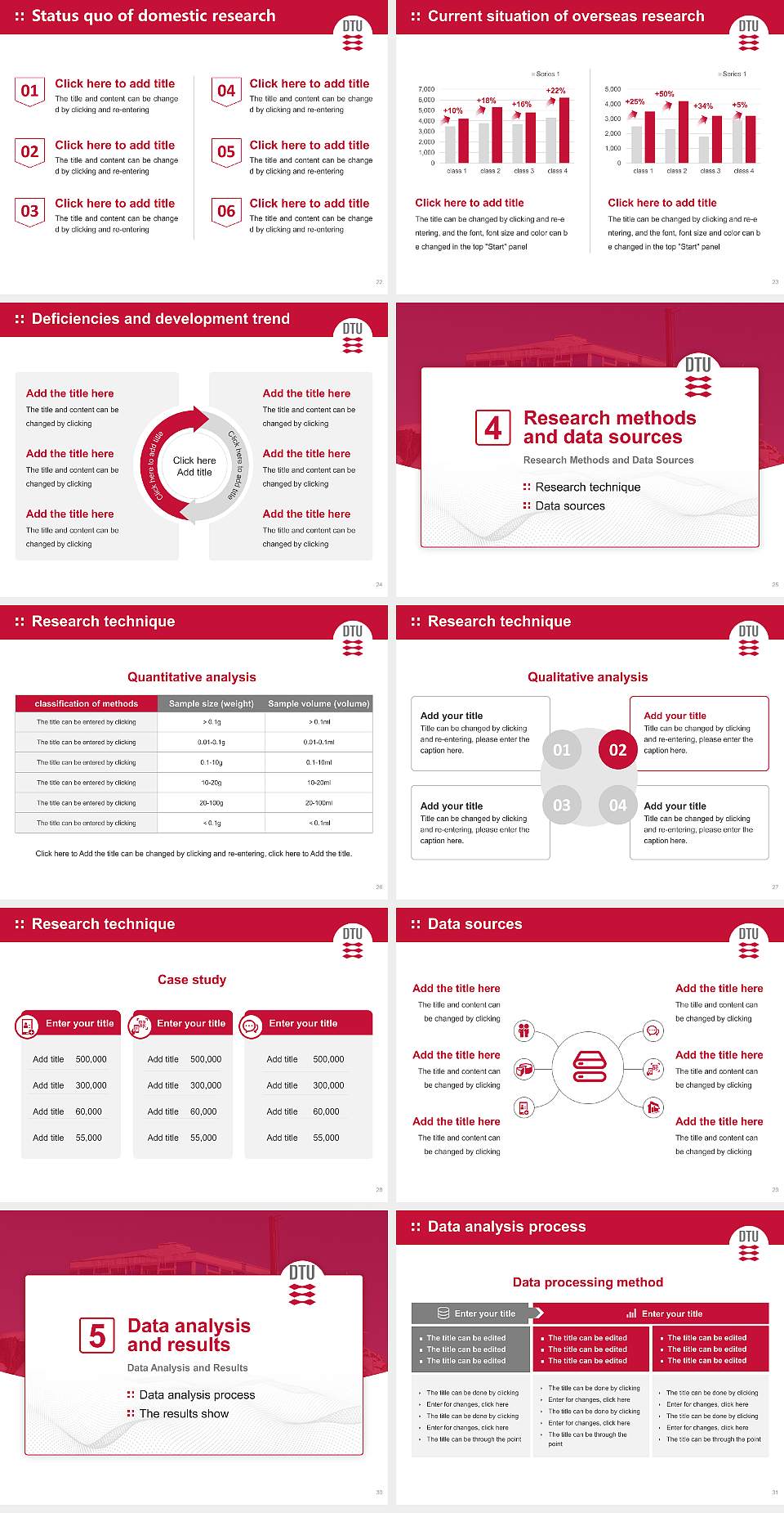Technical University of Denmark（Sisimiut Campus） Graduation Thesis Defense PPT Template4:3 ratio PPT effect preview image4