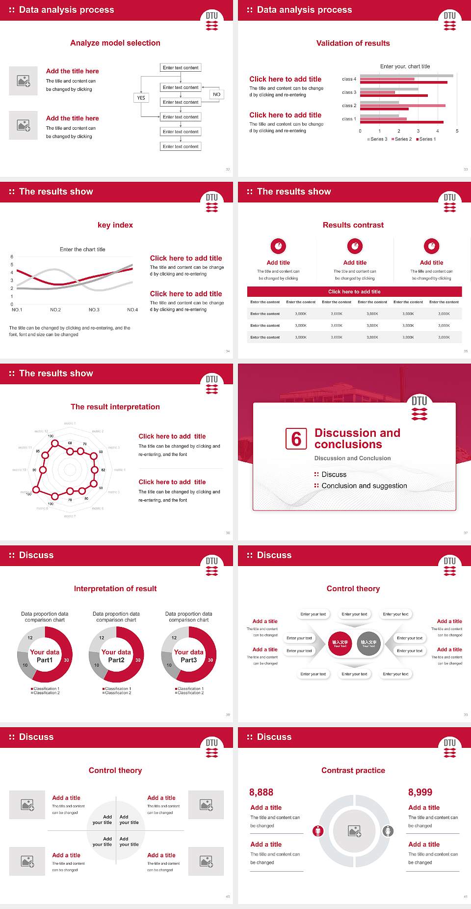 Technical University of Denmark（Sisimiut Campus） Graduation Thesis Defense PPT Template4:3 ratio PPT effect preview image5