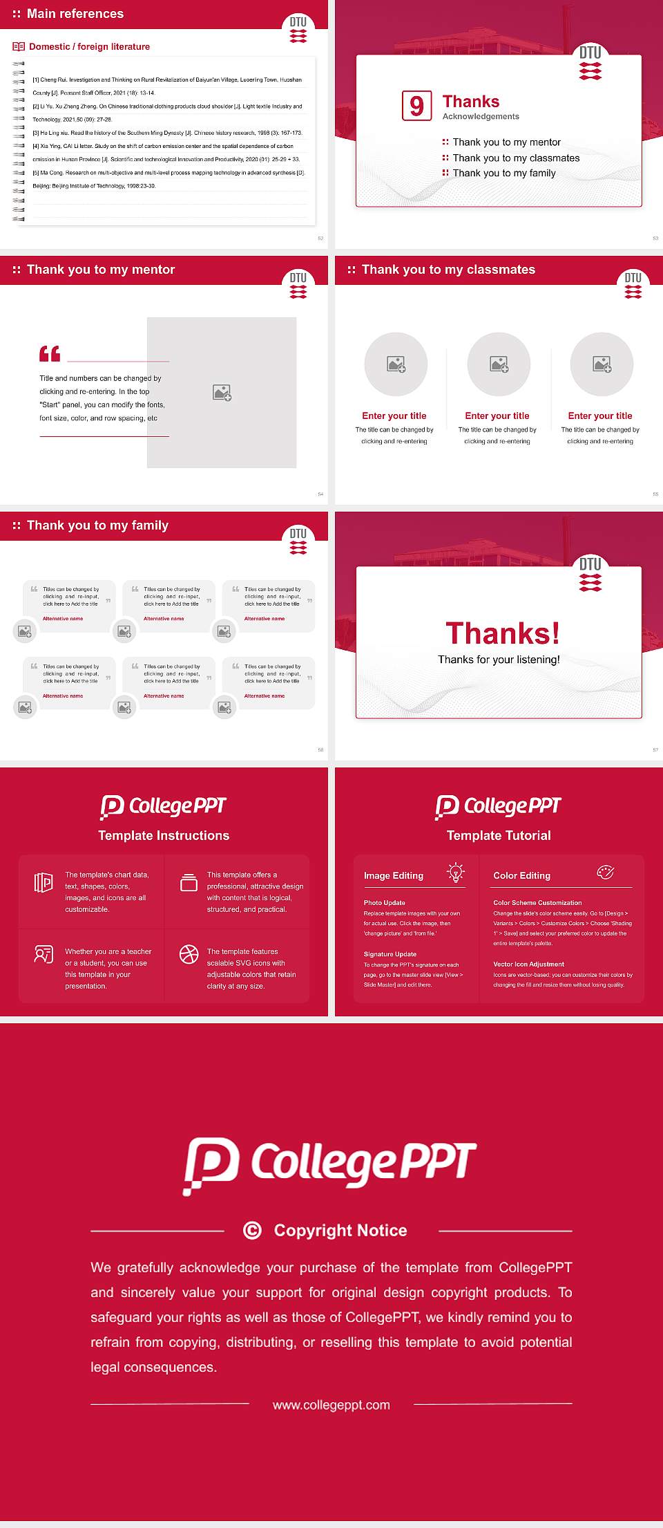 Technical University of Denmark（Sisimiut Campus） Graduation Thesis Defense PPT Template4:3 ratio PPT effect preview image7
