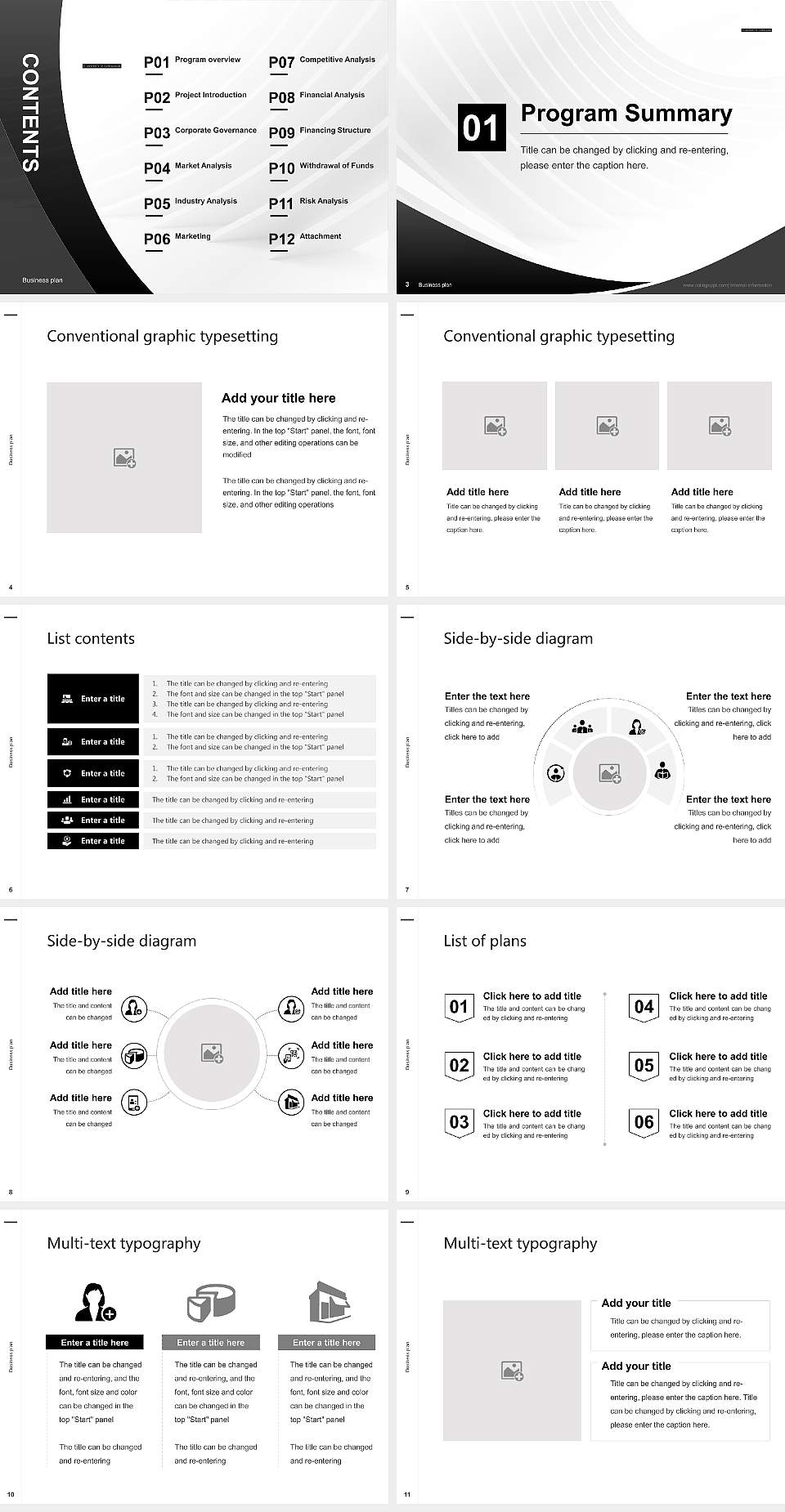 IT University of Copenhagen Competition/Entrepreneurship Contest PPT Template4:3 ratio PPT effect preview image2