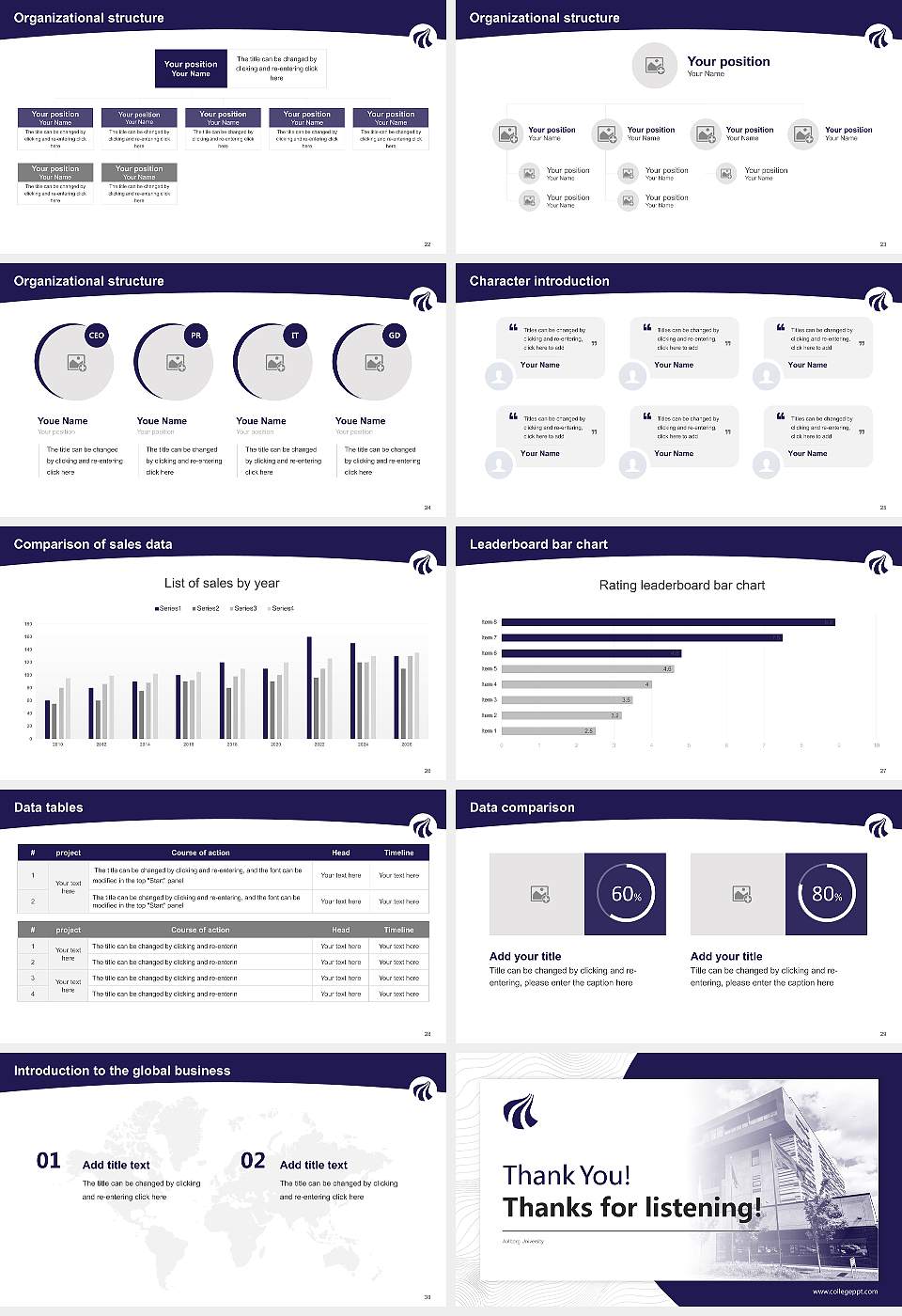 Aalborg University Academic Presentation/Research Findings Report PPT Template16:9 ratio PPT effect preview image4