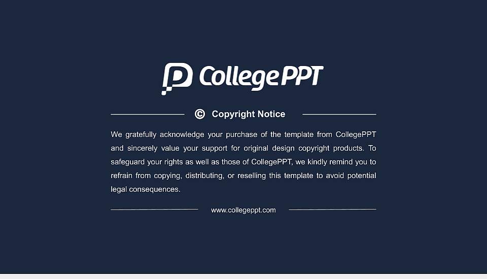 Metropolitan University College Thesis Proposal/Graduation Defense PPT Template16:9 ratio PPT effect preview image5