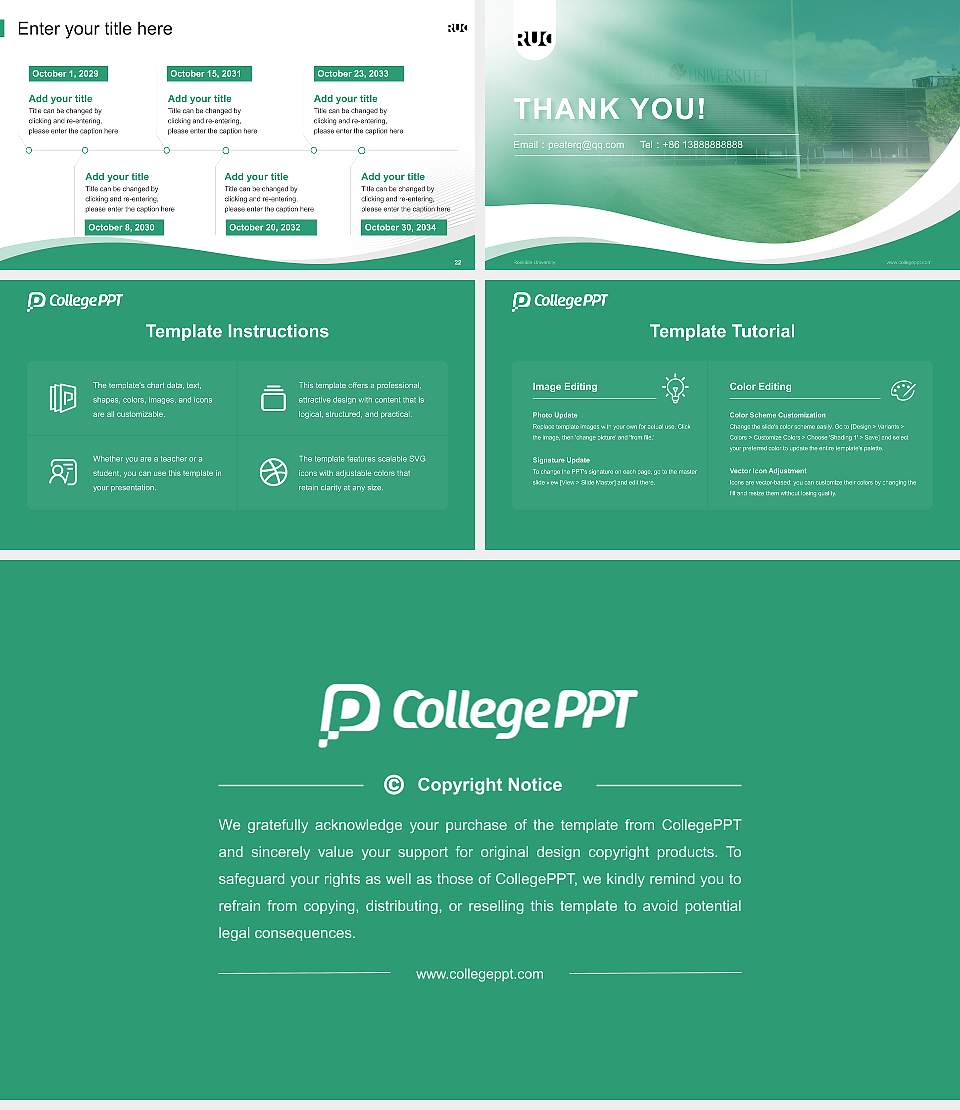 Roskilde University Lecture Sharing and Networking Event PPT Template16:9 ratio PPT effect preview image4