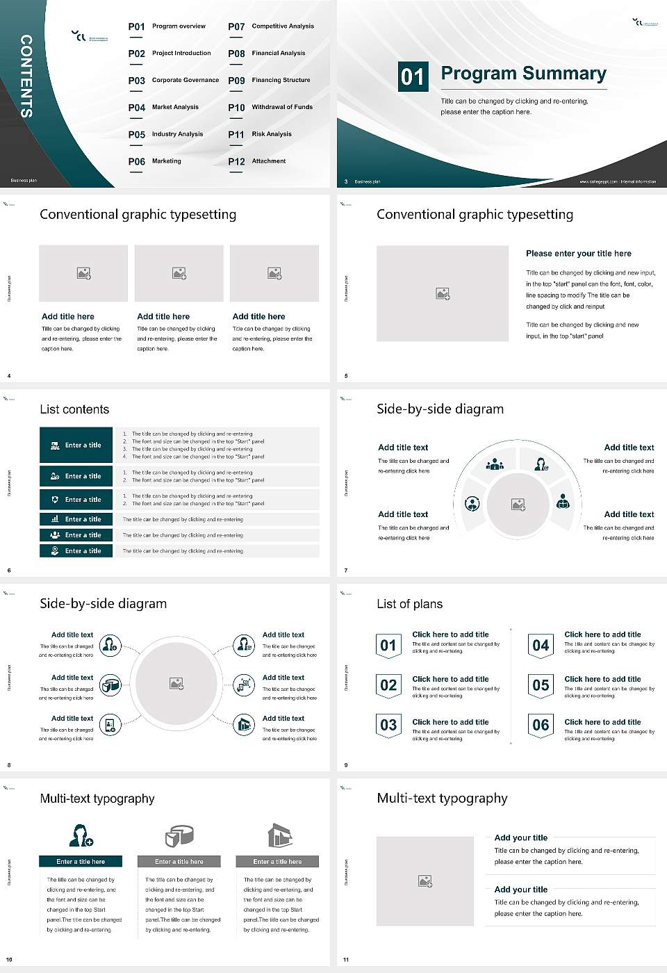 UCL University College Competition/Entrepreneurship Contest PPT Template16:9 ratio PPT effect preview image2