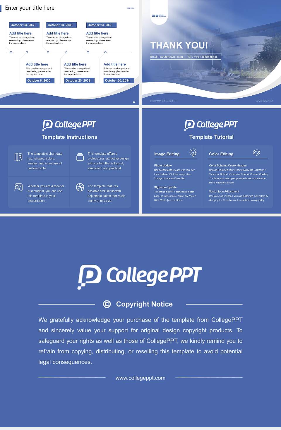 Copenhagen Business School Lecture Sharing and Networking Event PPT Template4:3 ratio PPT effect preview image4