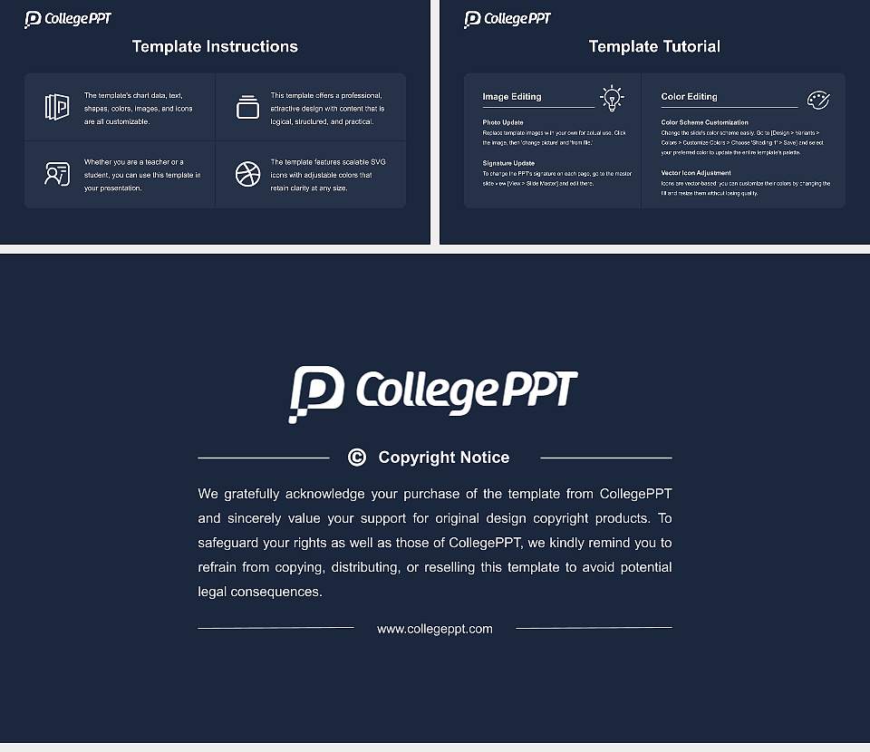 Metropolitan University College Course/Courseware Creation PPT Template16:9 ratio PPT effect preview image5