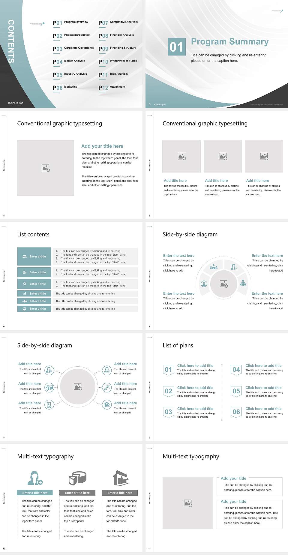 Business Academy Aarhus Competition/Entrepreneurship Contest PPT Template4:3 ratio PPT effect preview image2