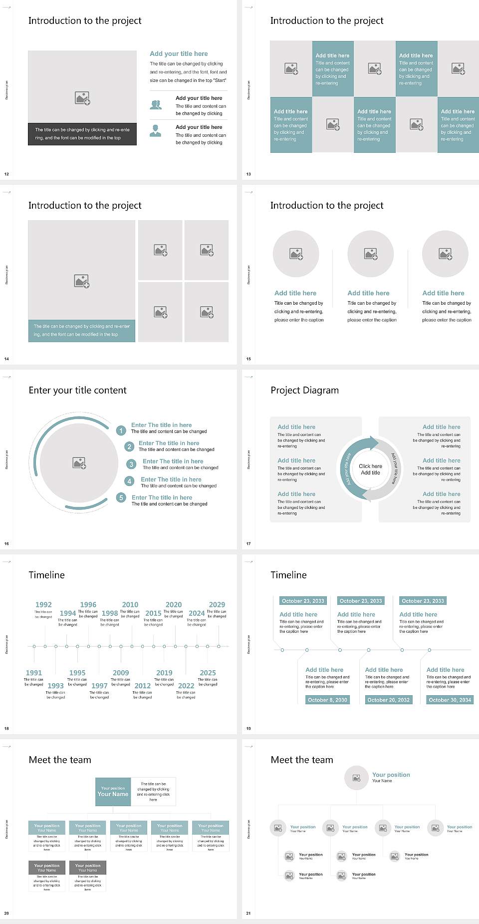 Business Academy Aarhus Competition/Entrepreneurship Contest PPT Template4:3 ratio PPT effect preview image3