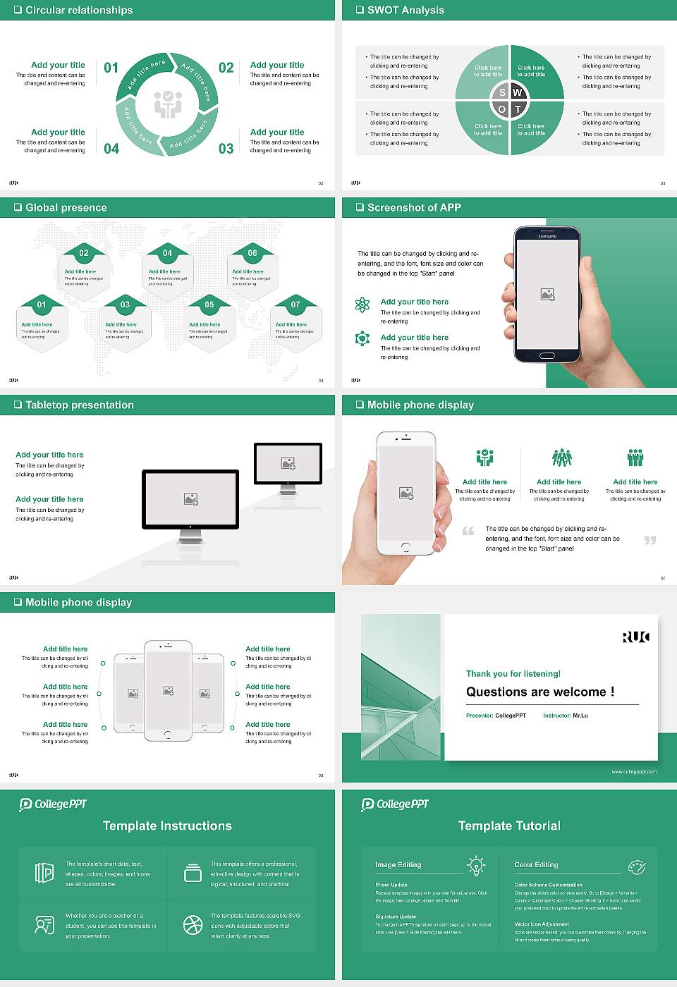 Roskilde University General PPT Template16:9 ratio PPT effect preview image5
