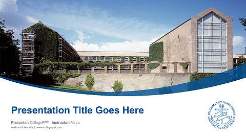Aarhus University Course/Courseware Creation PPT Template