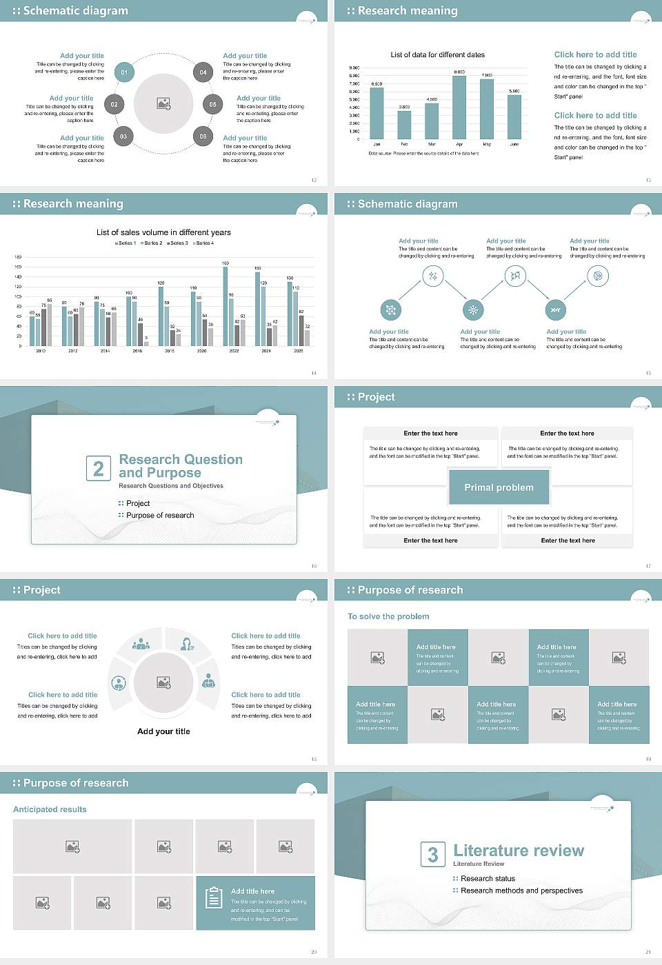 Business Academy Aarhus Graduation Thesis Defense PPT Template16:9 ratio PPT effect preview image3