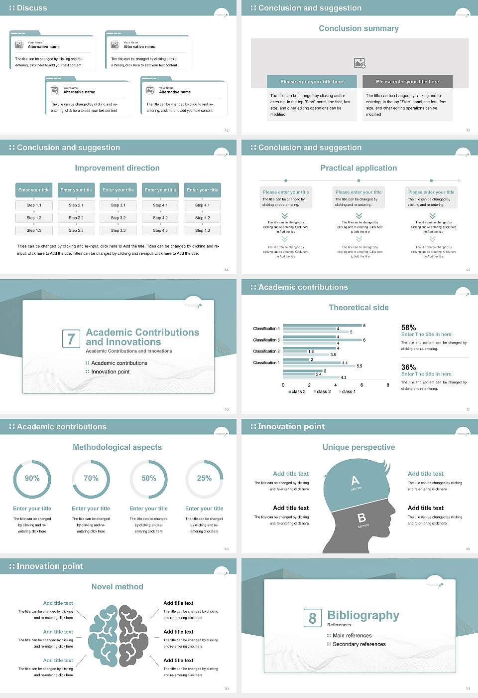Business Academy Aarhus Graduation Thesis Defense PPT Template16:9 ratio PPT effect preview image6