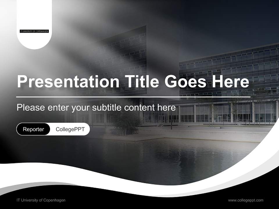 IT University of Copenhagen Lecture Sharing and Networking Event PPT Template4:3 ratio PPT effect preview image4