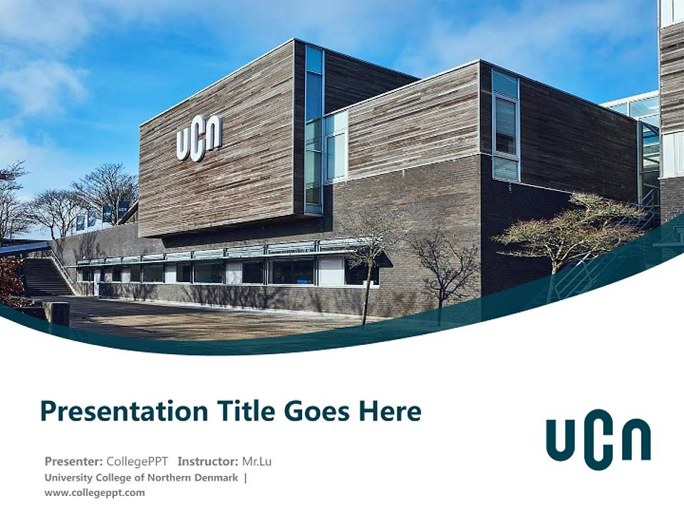 University College of Northern Denmark Course/Courseware Creation PPT Template4:3 ratio PPT effect preview image5