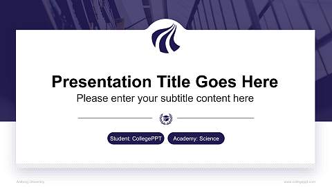 Aalborg University National Scholarship Defense PPT Template