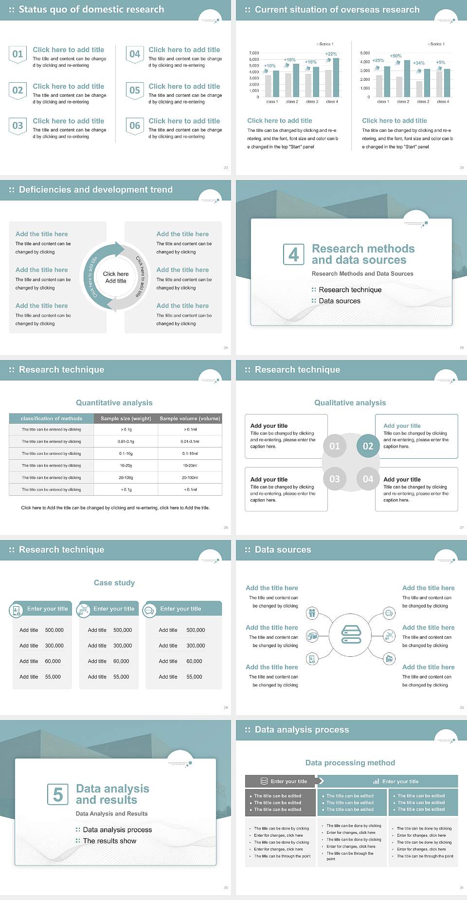 Business Academy Aarhus Graduation Thesis Defense PPT Template4:3 ratio PPT effect preview image4