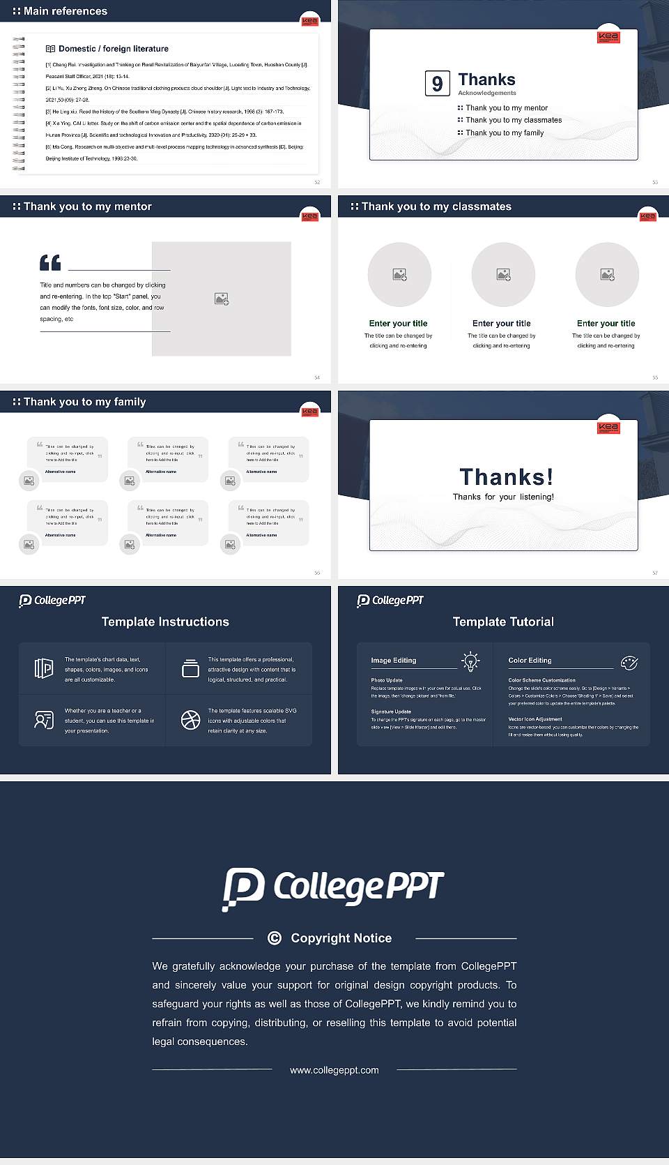 KEA – Copenhagen School of Design and Technology Graduation Thesis Defense PPT Template16:9 ratio PPT effect preview image7