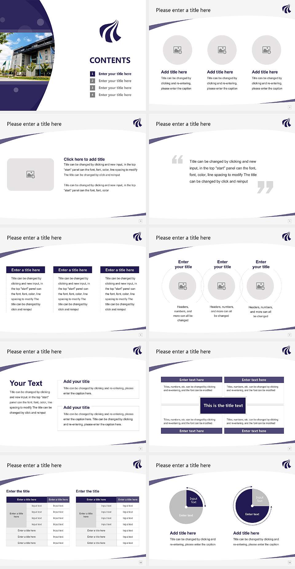 Aalborg University Course/Courseware Creation PPT Template4:3 ratio PPT effect preview image2