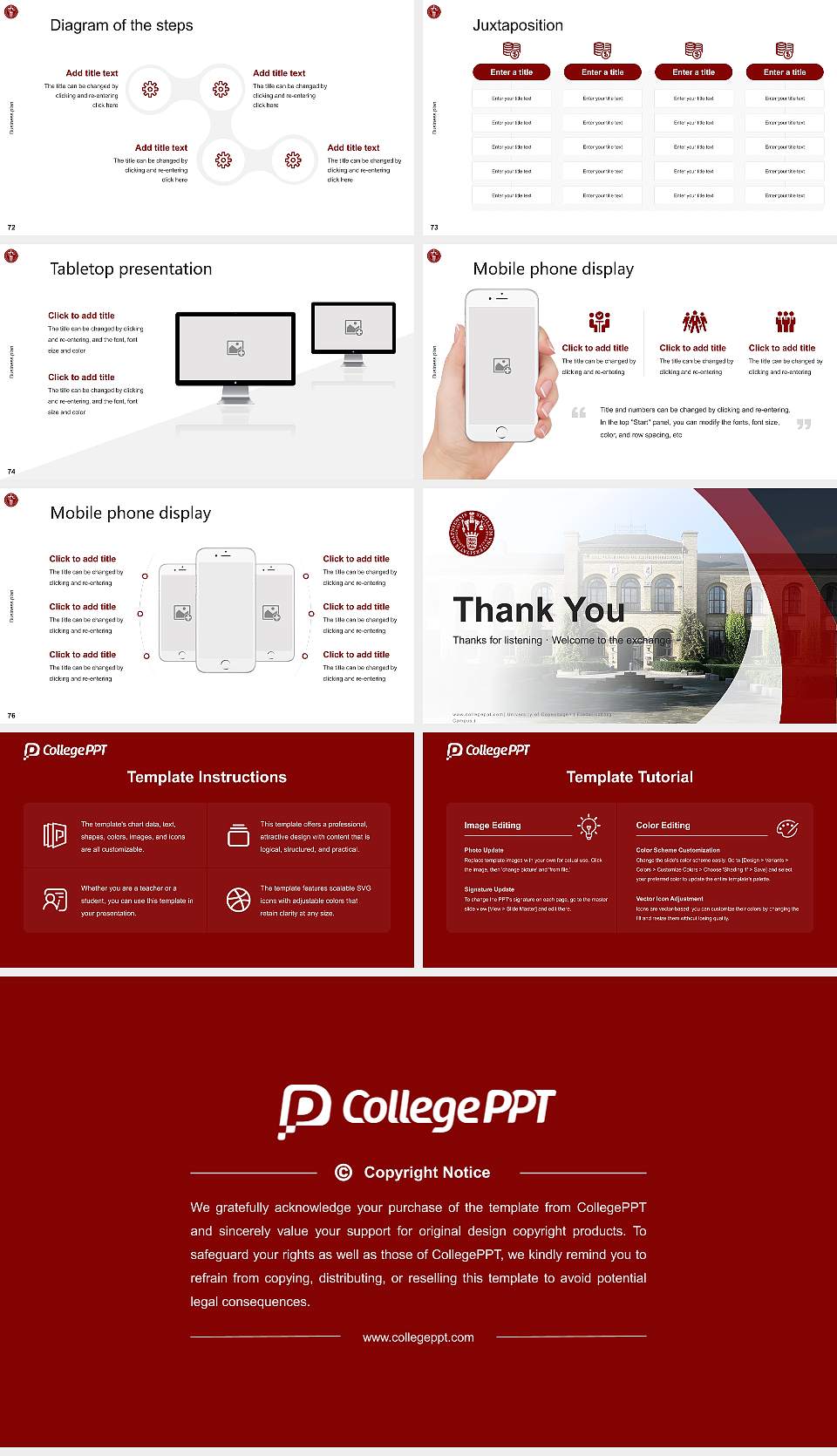 University of Copenhagen（Frederiksberg Campus） Competition/Entrepreneurship Contest PPT Template16:9 ratio PPT effect preview image9
