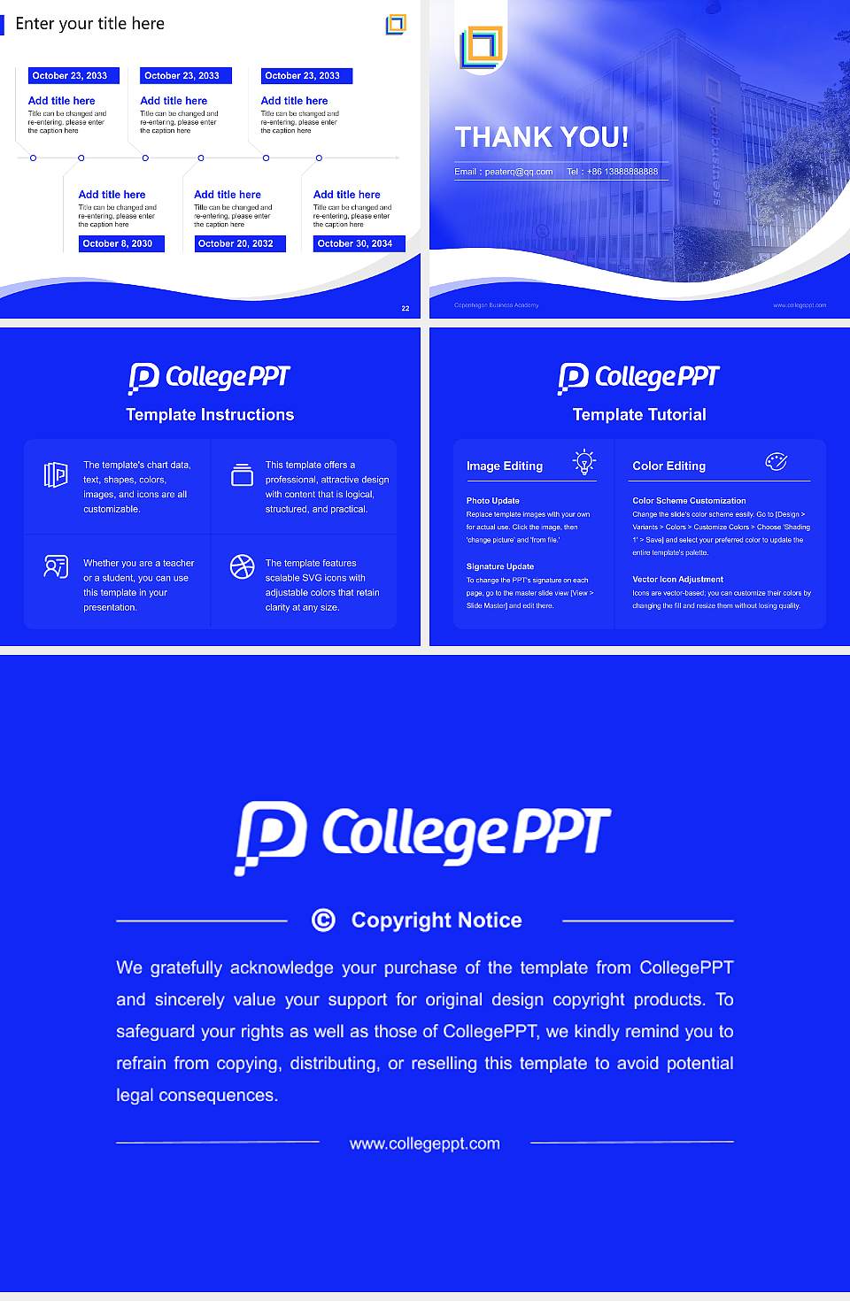 Copenhagen Business Academy Lecture Sharing and Networking Event PPT Template4:3 ratio PPT effect preview image4