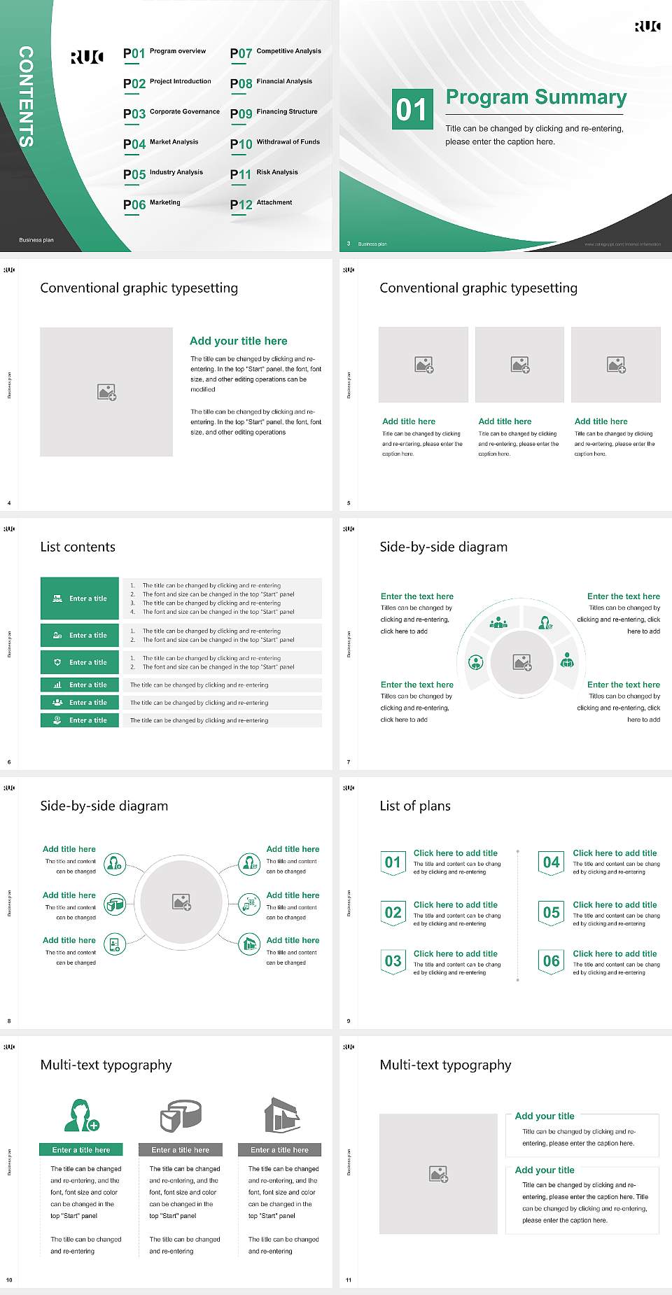 Roskilde University Competition/Entrepreneurship Contest PPT Template4:3 ratio PPT effect preview image2