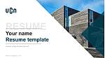 University College of Northern Denmark Resume PPT Template