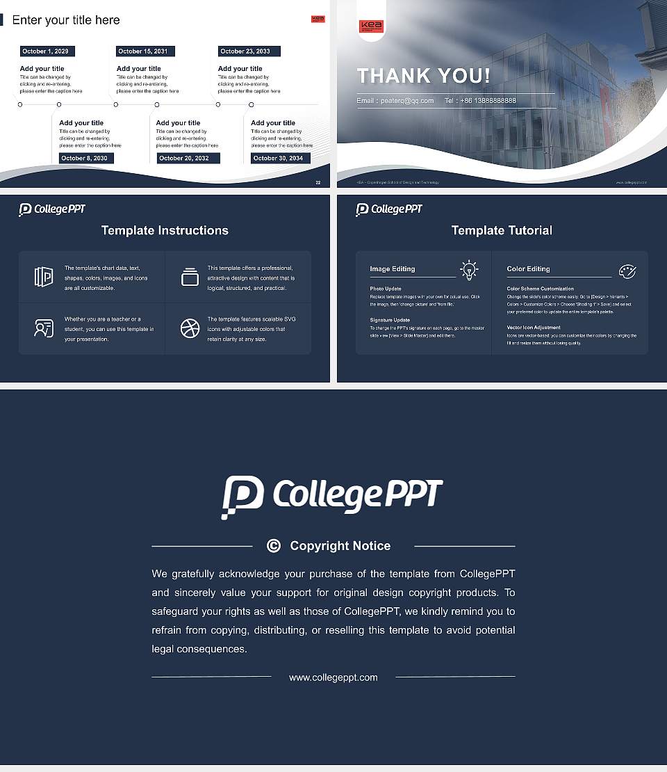 KEA – Copenhagen School of Design and Technology Lecture Sharing and Networking Event PPT Template16:9 ratio PPT effect preview image4