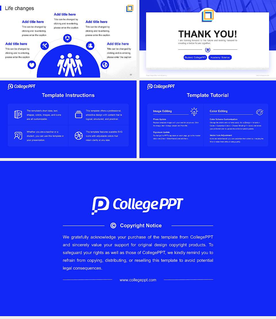 Copenhagen Business Academy National Scholarship Defense PPT Template16:9 ratio PPT effect preview image4