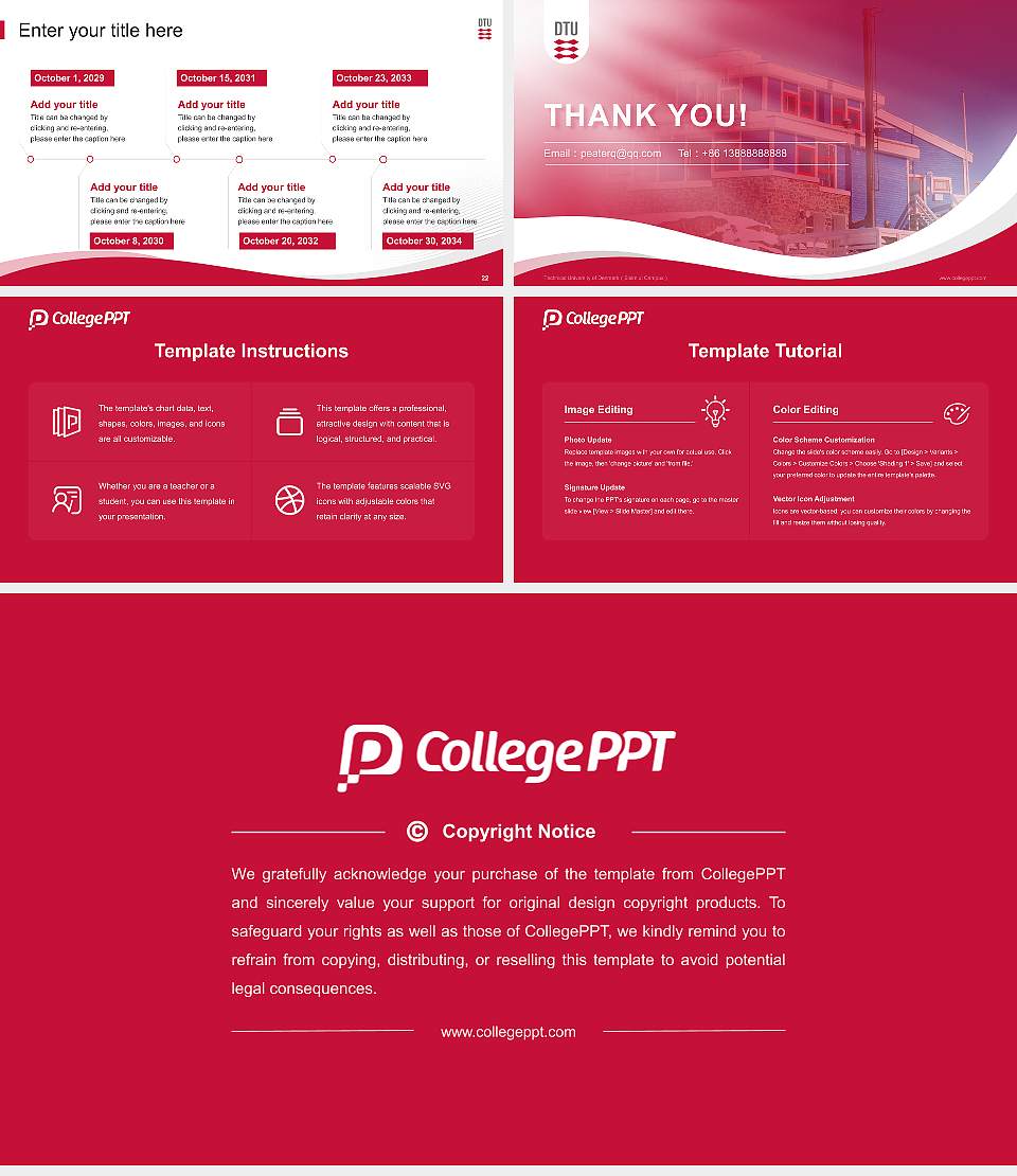 Technical University of Denmark（Sisimiut Campus） Lecture Sharing and Networking Event PPT Template16:9 ratio PPT effect preview image4