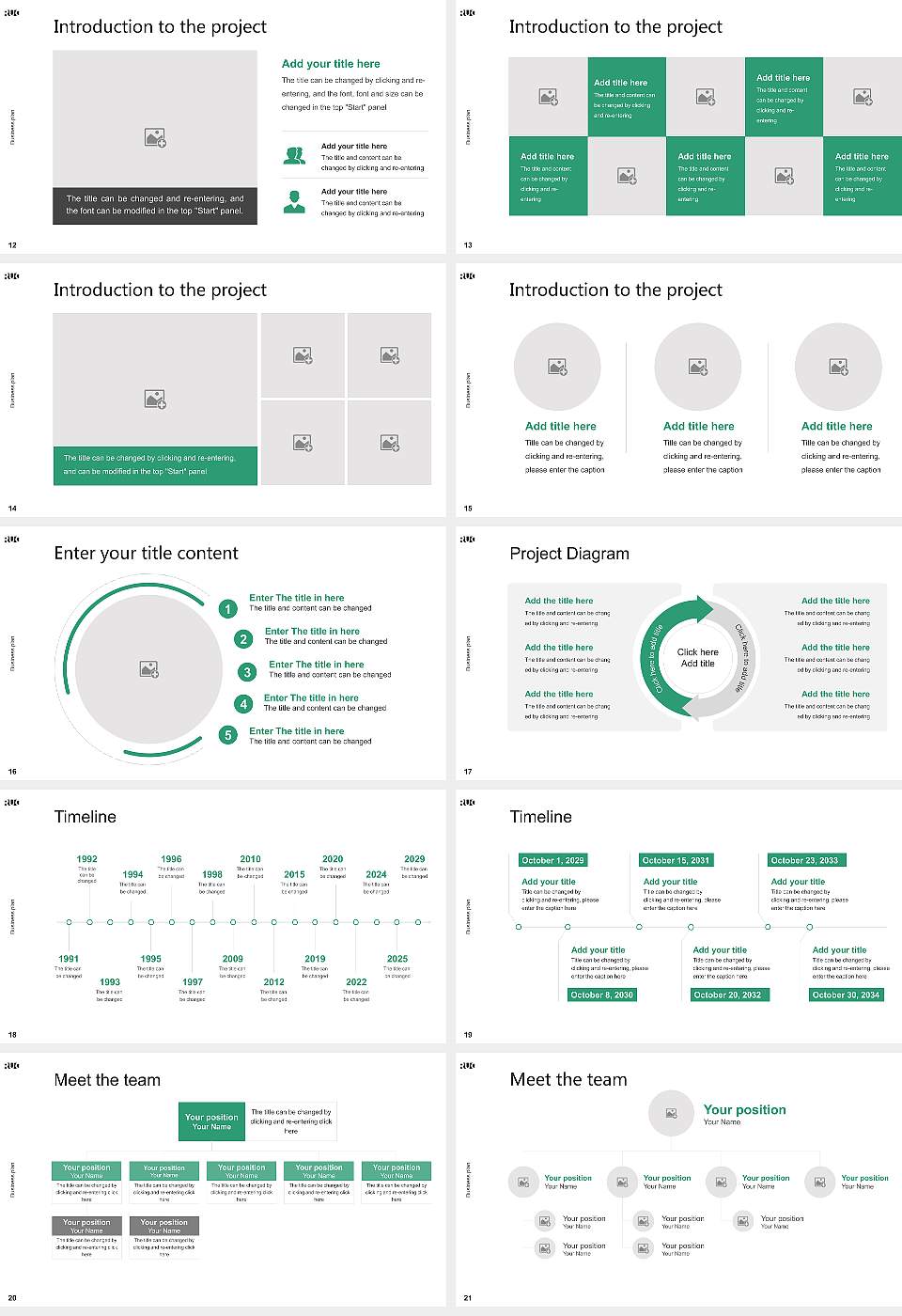 Roskilde University Competition/Entrepreneurship Contest PPT Template16:9 ratio PPT effect preview image3