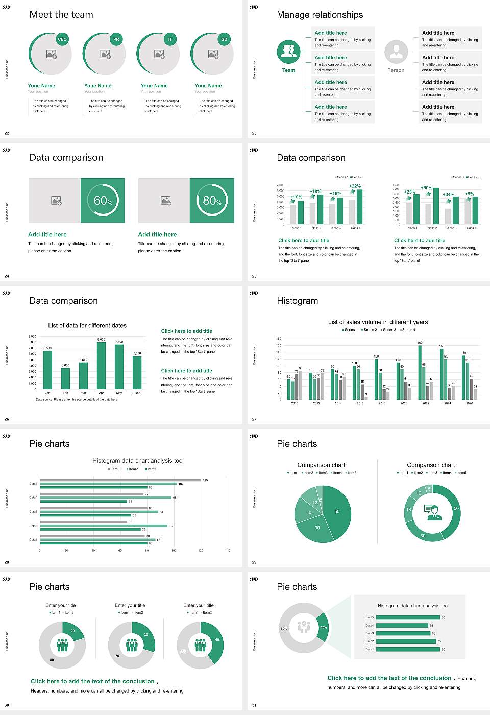 Roskilde University Competition/Entrepreneurship Contest PPT Template16:9 ratio PPT effect preview image4