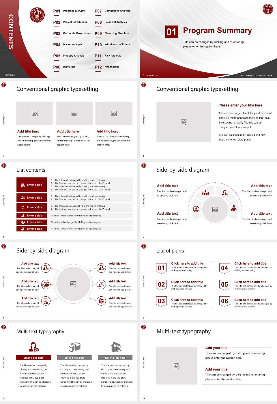 University of Copenhagen（North Campus） Competition/Entrepreneurship Contest PPT Template16:9 ratio PPT effect preview image2