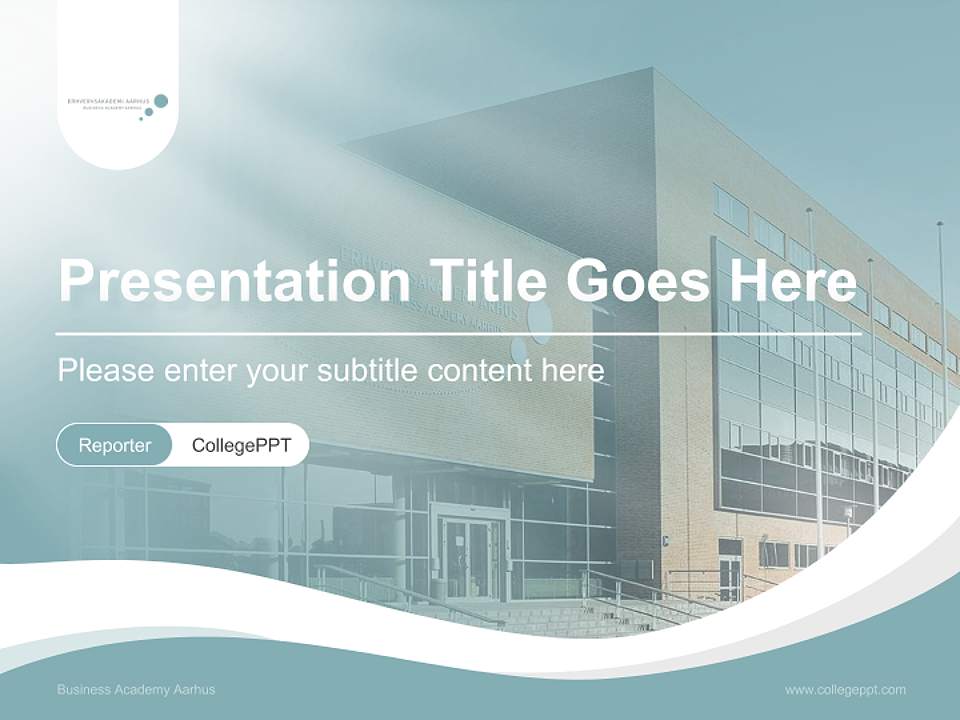 Business Academy Aarhus Lecture Sharing and Networking Event PPT Template4:3 ratio PPT effect preview image4