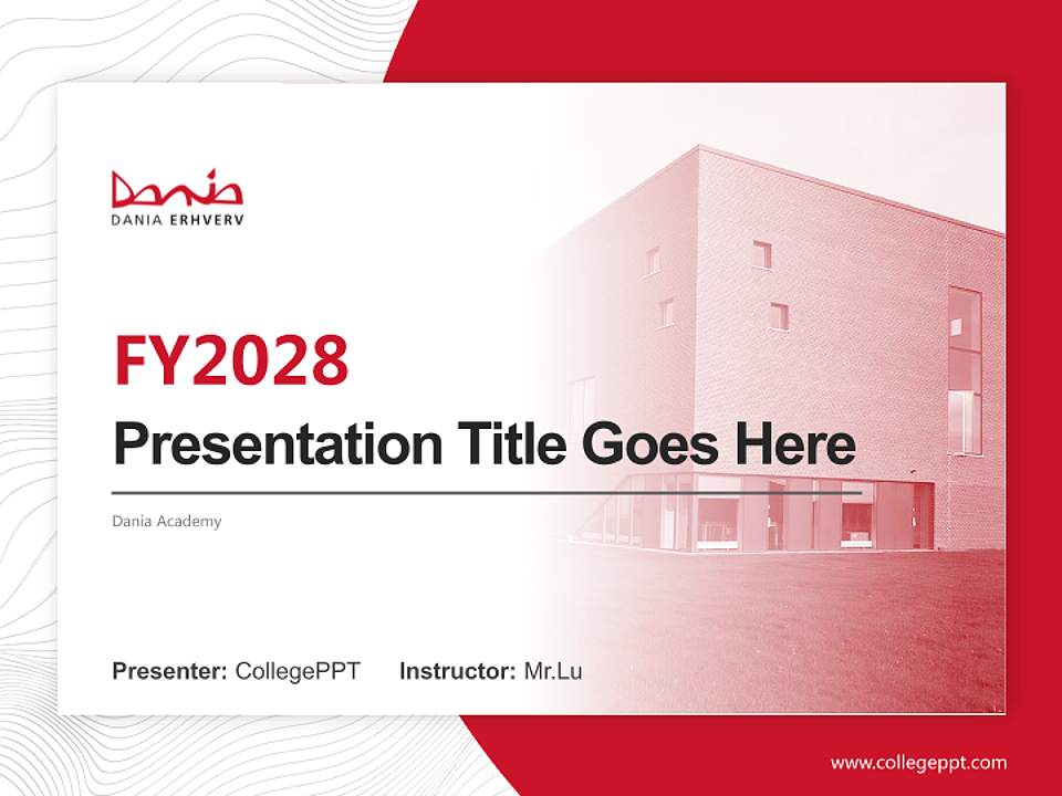 Dania Academy Academic Presentation/Research Findings Report PPT Template4:3 ratio PPT effect preview image5
