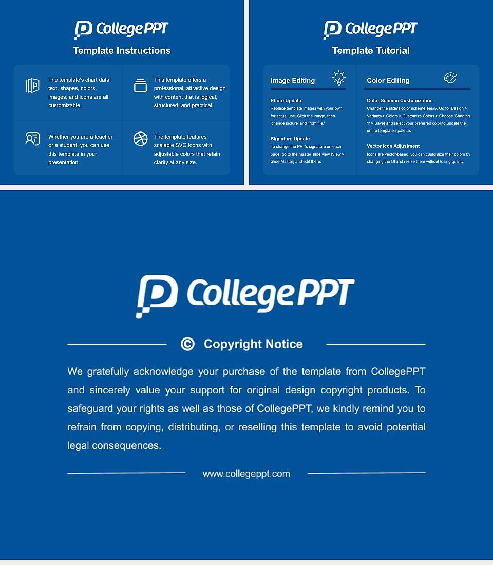 Aarhus University Course/Courseware Creation PPT Template4:3 ratio PPT effect preview image5