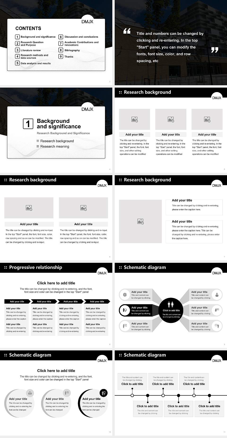 Danish School of Media and Journalism Graduation Thesis Defense PPT Template4:3 ratio PPT effect preview image2