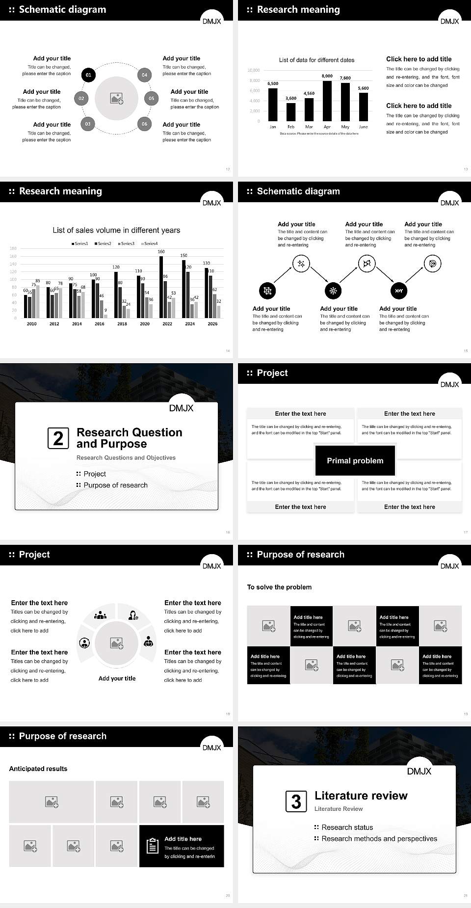 Danish School of Media and Journalism Graduation Thesis Defense PPT Template4:3 ratio PPT effect preview image3