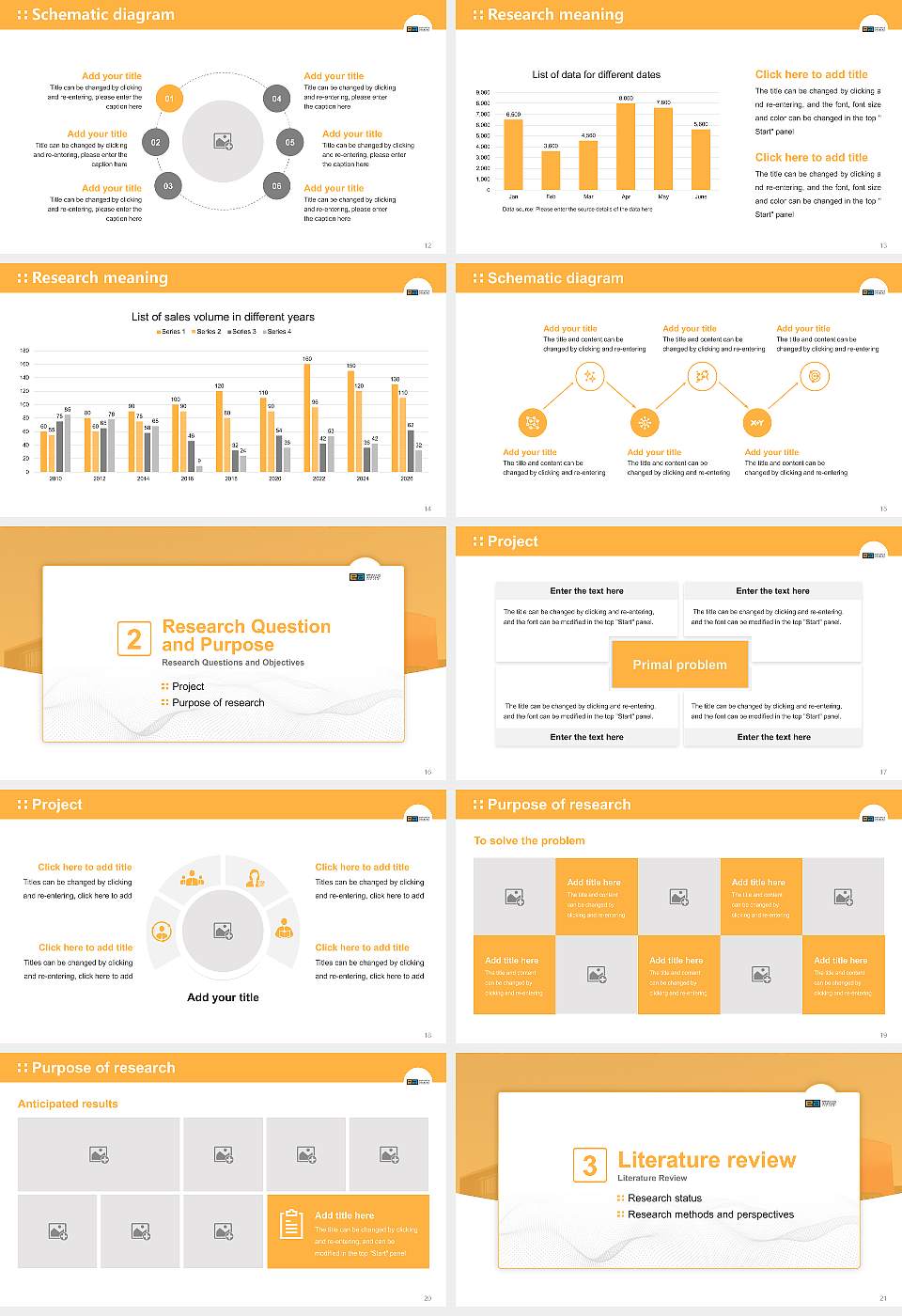 EA Business Academy SouthWest Graduation Thesis Defense PPT Template16:9 ratio PPT effect preview image3