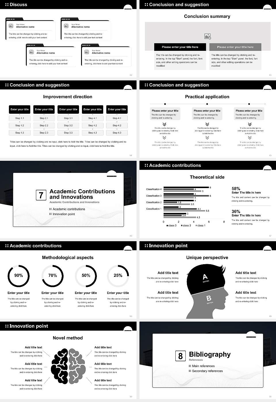 IT University of Copenhagen Graduation Thesis Defense PPT Template16:9 ratio PPT effect preview image6