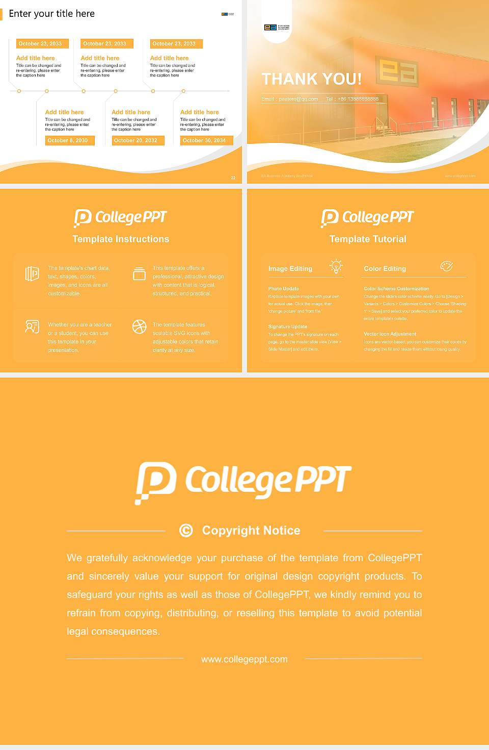 EA Business Academy SouthWest Lecture Sharing and Networking Event PPT Template4:3 ratio PPT effect preview image4