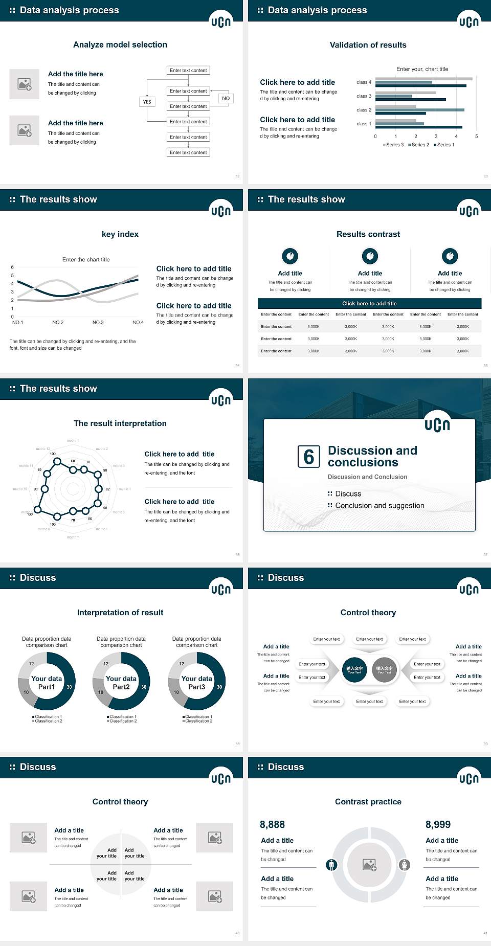University College of Northern Denmark Graduation Thesis Defense PPT Template4:3 ratio PPT effect preview image5