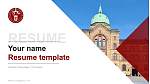 University of Copenhagen（City Campus）이력서PPT 템플릿