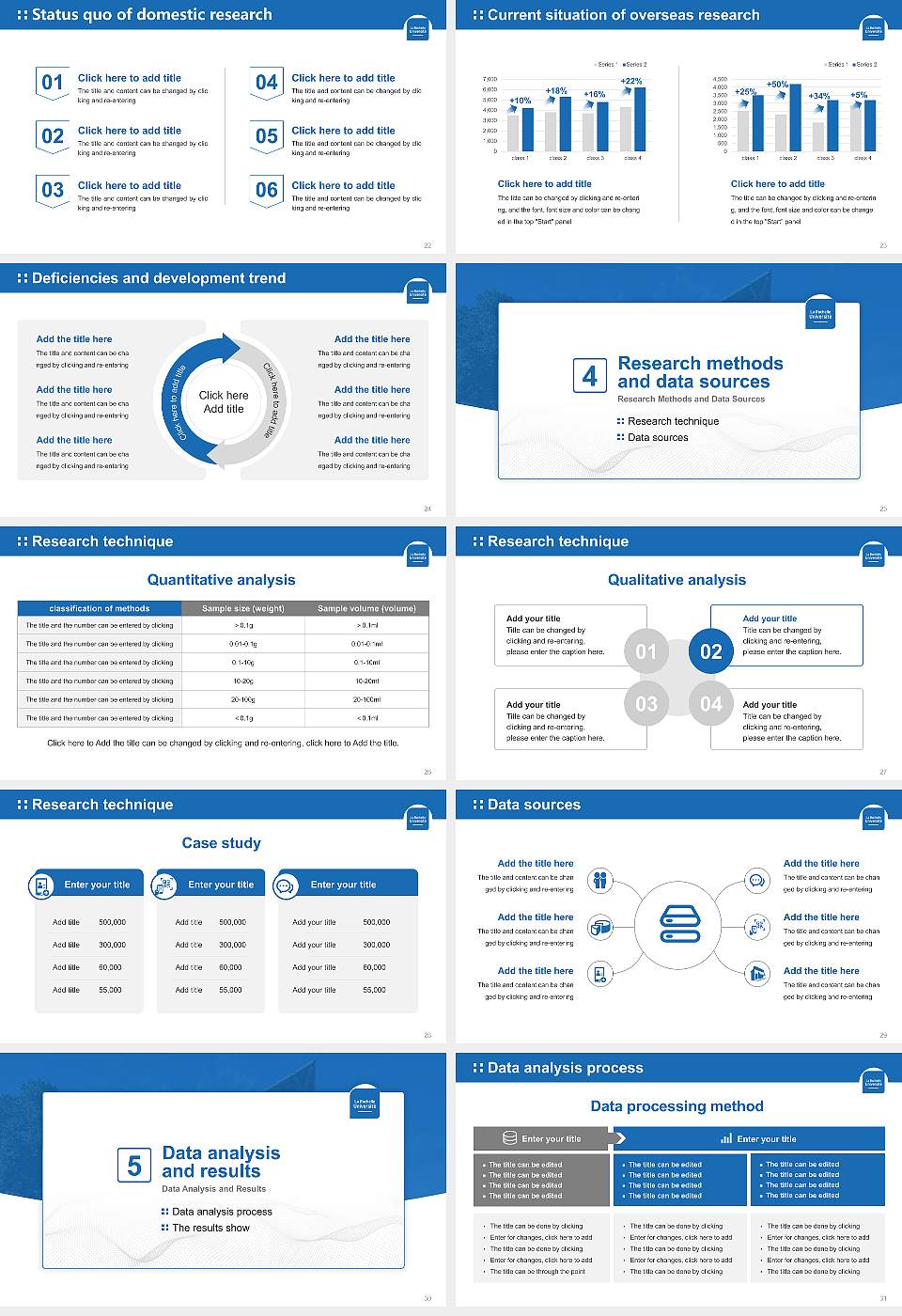 University of La Rochelle Graduation Thesis Defense PPT Template16:9 ratio PPT effect preview image4