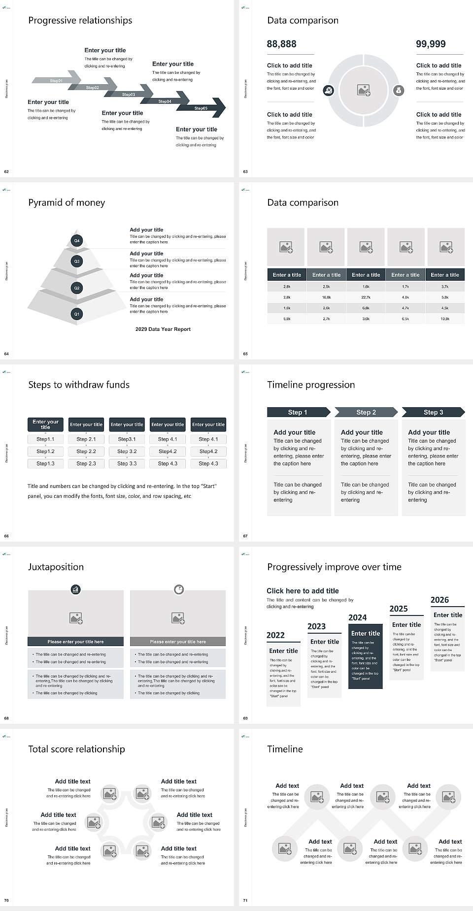 University of Tours Competition/Entrepreneurship Contest PPT Template4:3 ratio PPT effect preview image8