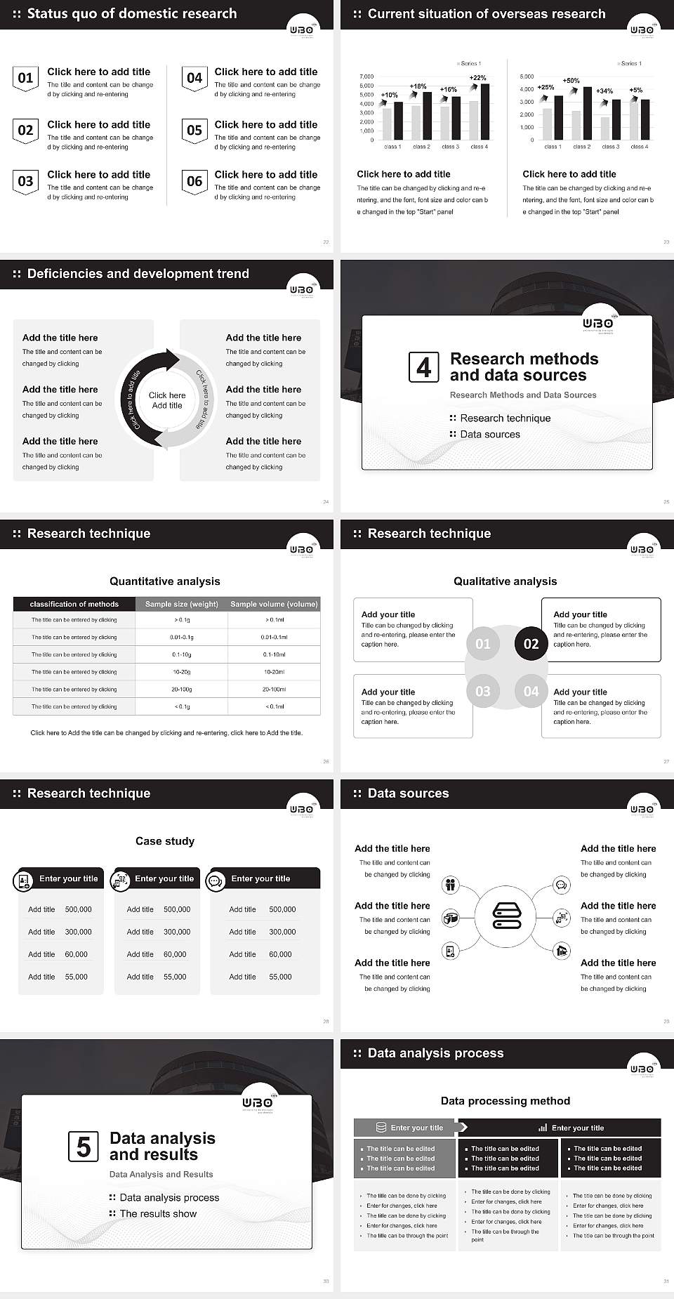 University of Western Brittany Graduation Thesis Defense PPT Template4:3 ratio PPT effect preview image4