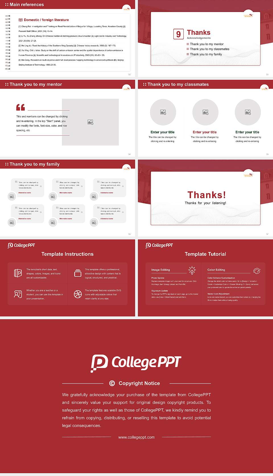 University of Rennes 1 Graduation Thesis Defense PPT Template16:9 ratio PPT effect preview image7
